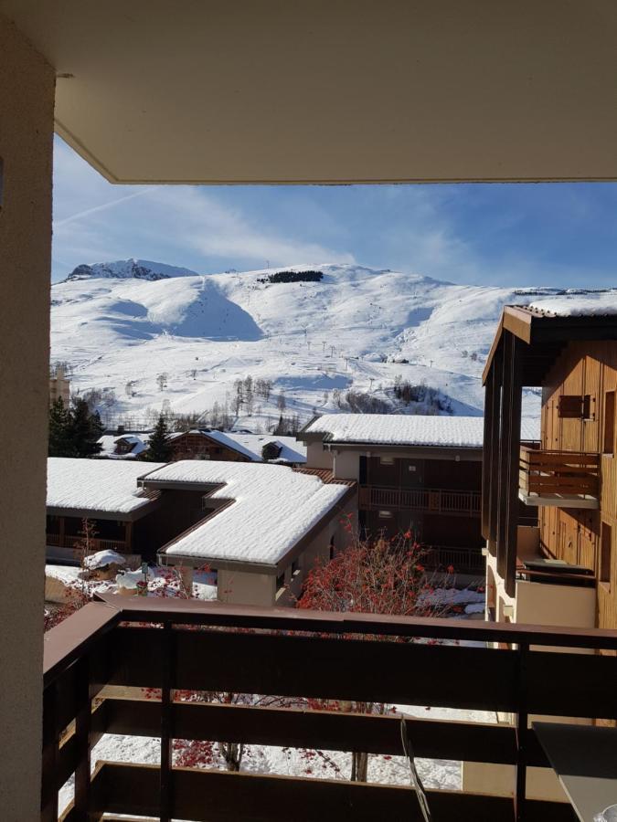 1+1 Apartment Les Deux Alpes Bagian luar foto